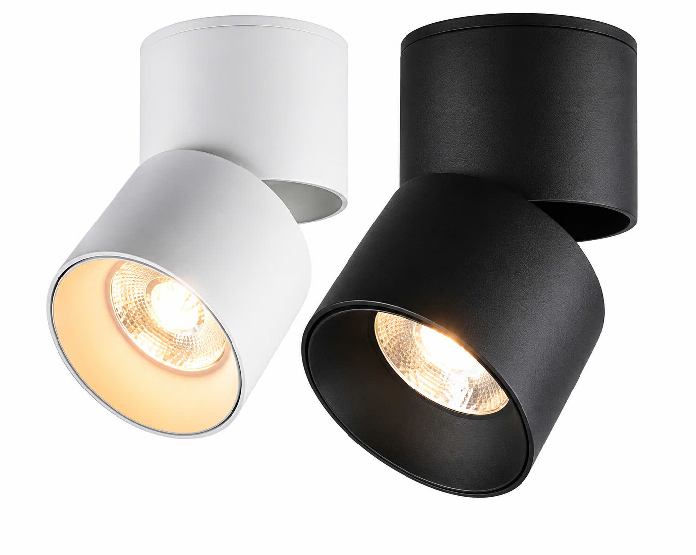 Ống bơ xoay 360° lắp nổi trần